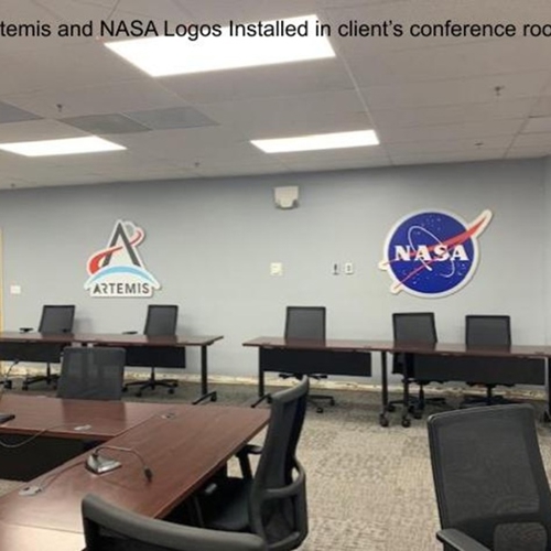 E. Custom Logo Fabrication - NASA Project